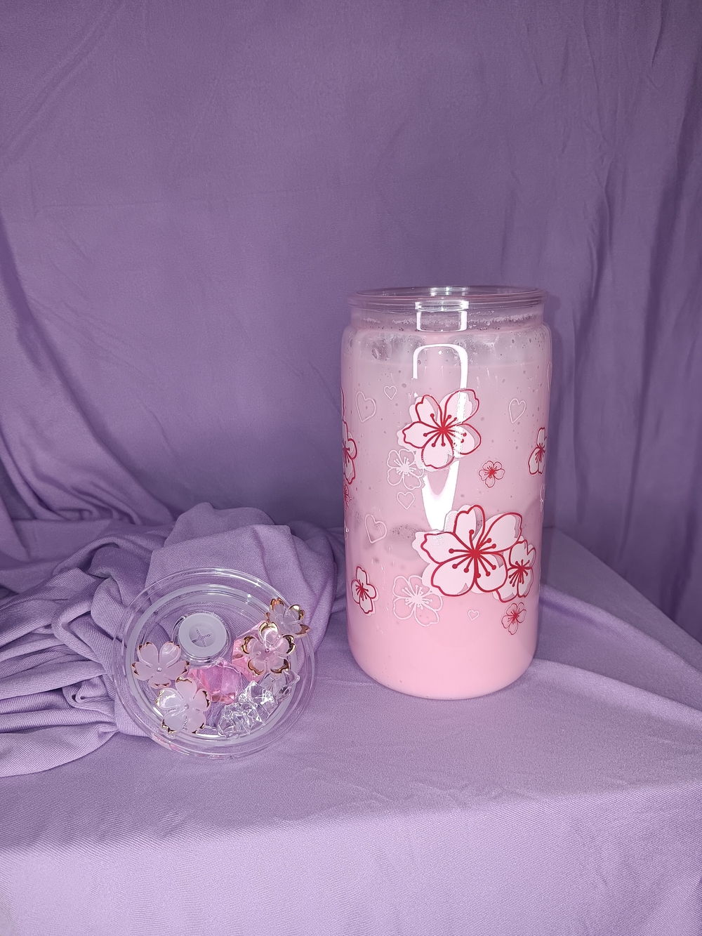 Cherry Blossom #2 Plastic Snowglobe Cup